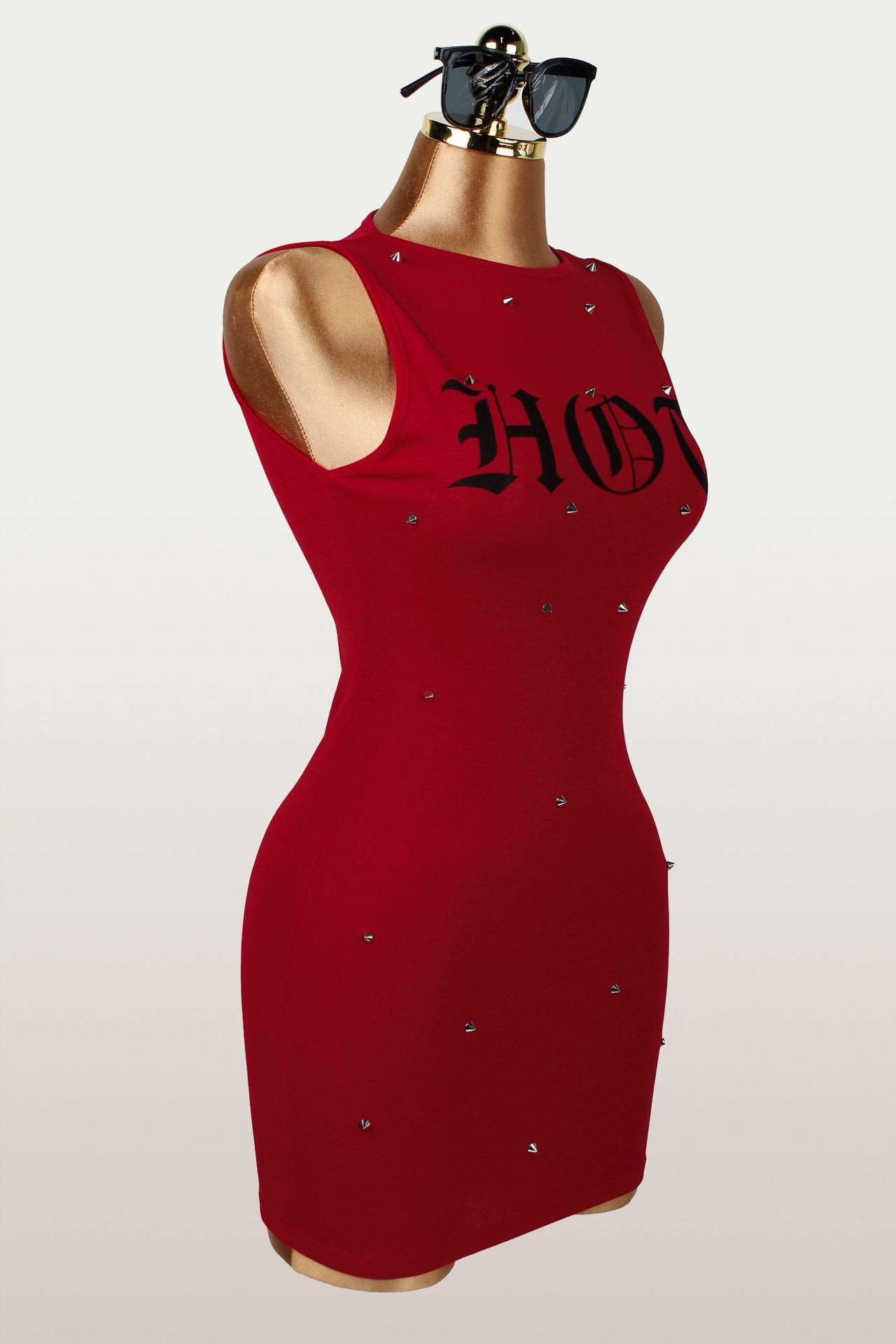 Printed Stretchy Sleeveless Bodycon Dress for Evening Parties