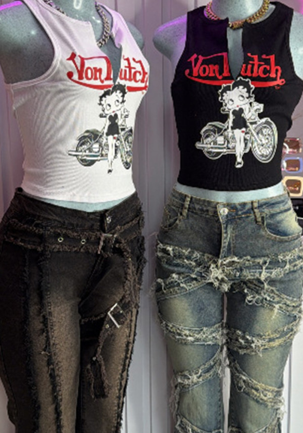 Women Printed Tank Top