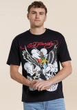 Men's Short-Sleeved American Letter Print Hip Hop Casual T-Shirt