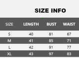 Women Casual Crop Sleeveless Low Back Strapless Tank Top Summer Basic