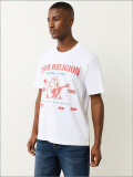 Men's Short-Sleeved American Letter Print Hip Hop Casual T-Shirt