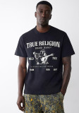 Men's Short-Sleeved American Letter Print Hip Hop Casual T-Shirt