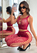 Women Two-Piece Mesh Lingerie Set Women Two-Piece Mesh Lingerie Set