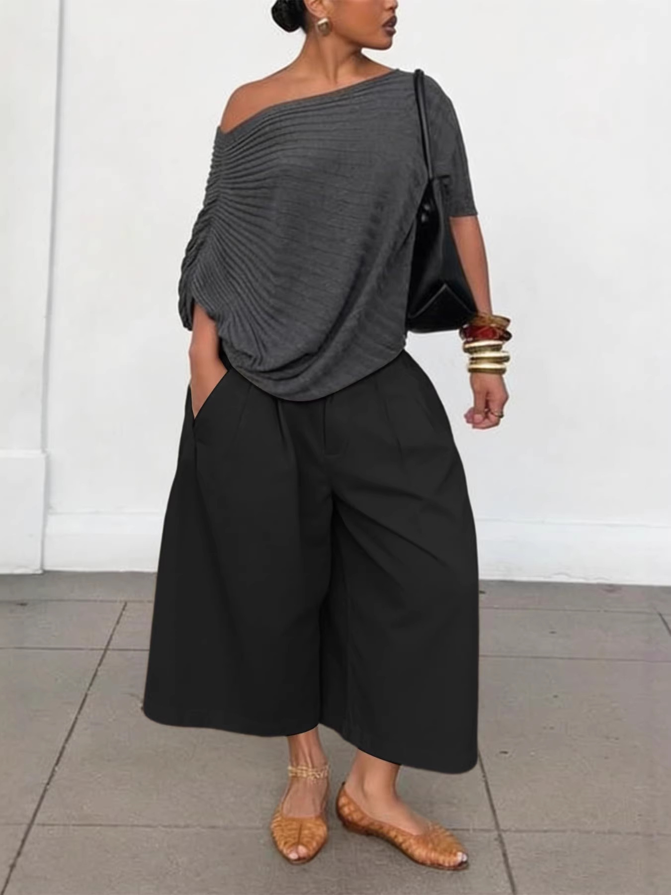 Wide Leg Cargo Pants for Casual Streetwear