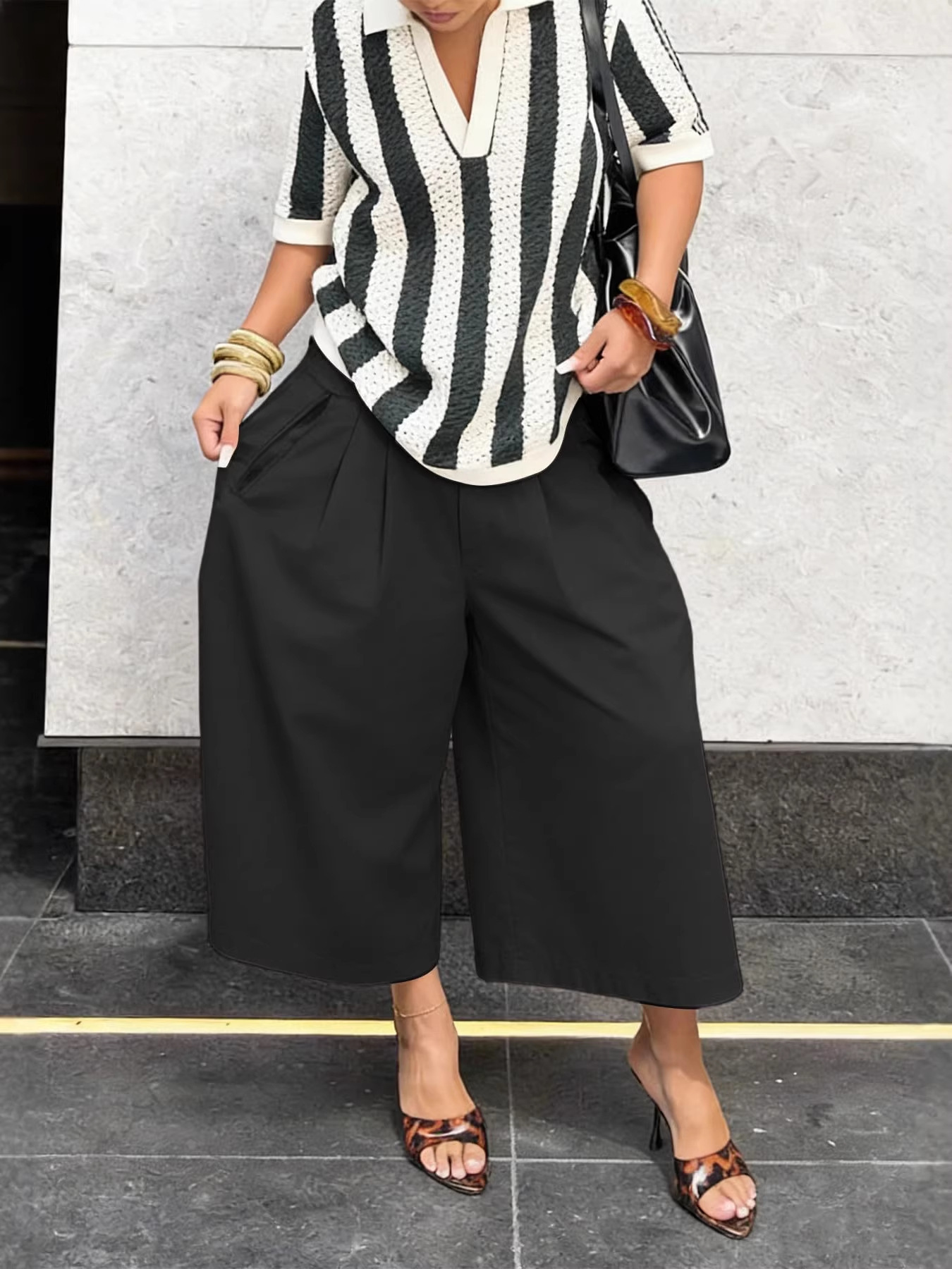 Wide Leg Cargo Pants for Casual Streetwear
