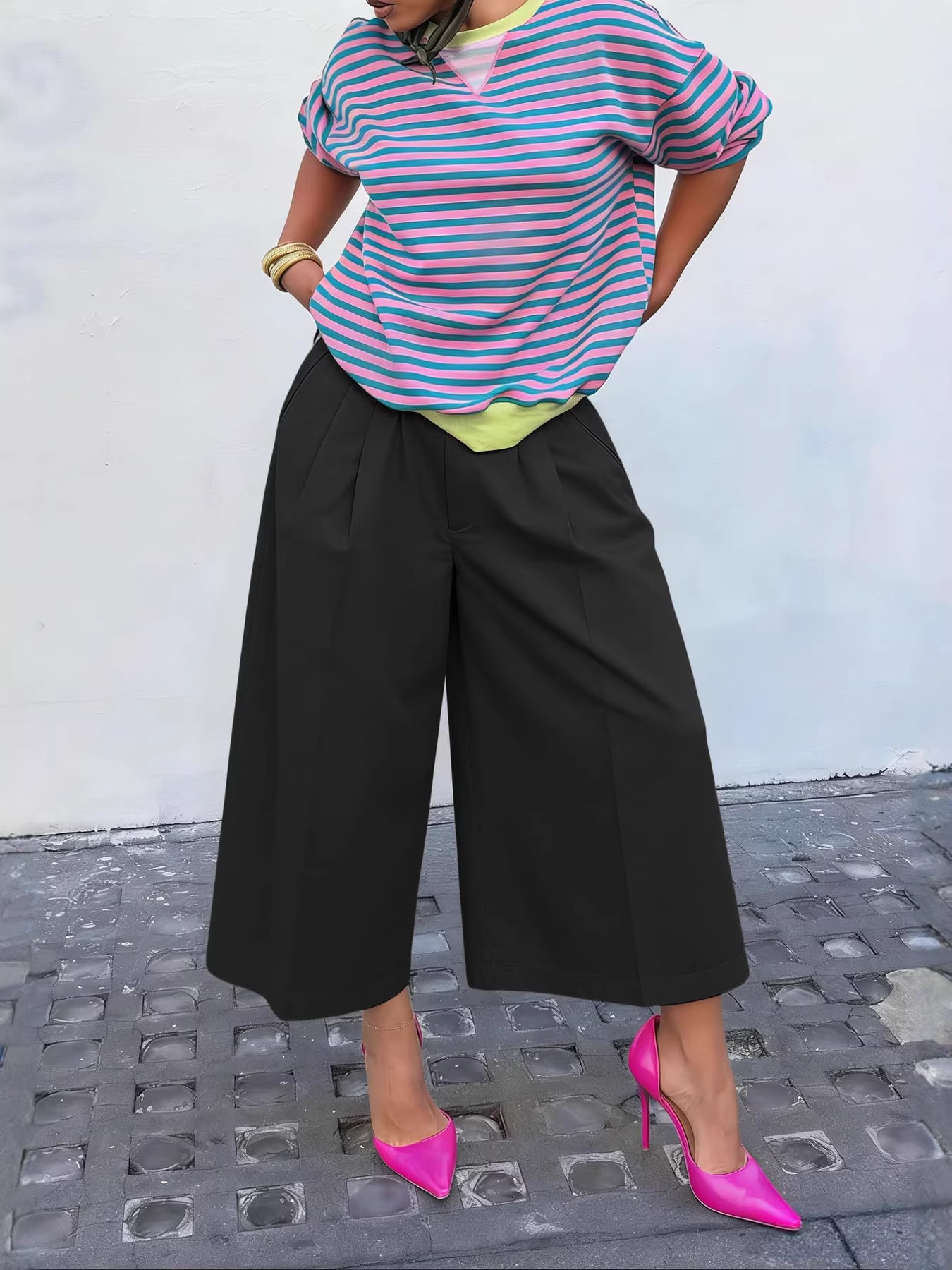 Wide Leg Cargo Pants for Casual Streetwear