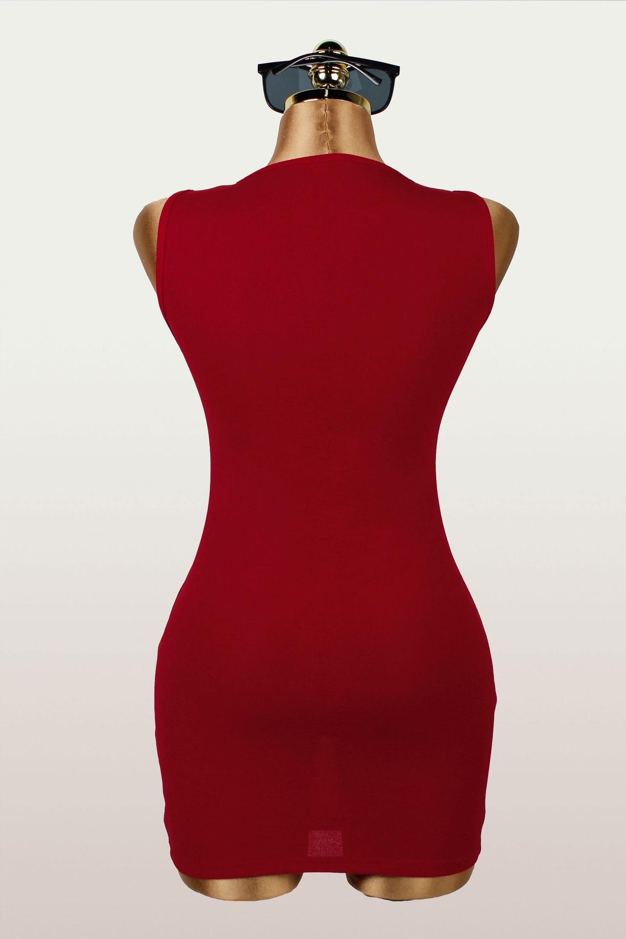 Printed Stretchy Sleeveless Bodycon Dress for Evening Parties