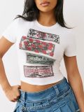 Women Printed Cropped Top