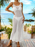 Women Beach Hollow Out Crochet Strap Dress