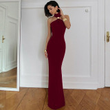 Women Summer Chic Sleeveless Slit Dress