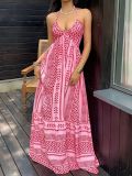 Women Summer Chic Bohemian Strap Beach Dress