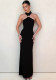 Women Summer Chic Sleeveless Slit Dress