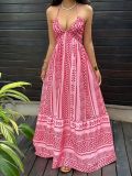 Women Summer Chic Bohemian Strap Beach Dress