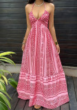 Women Summer Chic Bohemian Strap Beach Dress