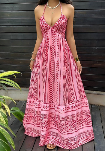 Women Summer Chic Bohemian Strap Beach Dress