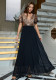 Women V-Neck Formal Party Evening Gown