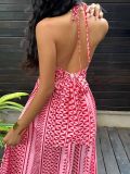 Women Summer Chic Bohemian Strap Beach Dress