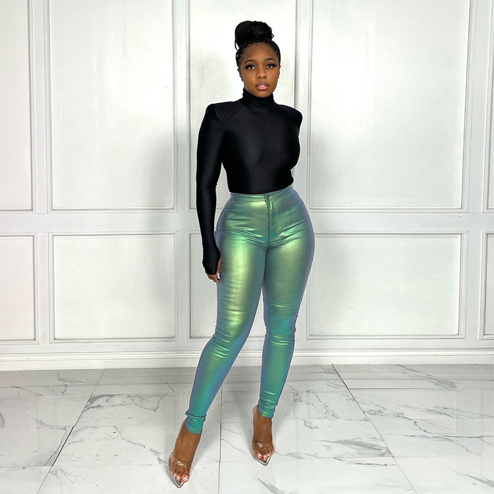 Metallic Pants for Spring Evening & Party Wear