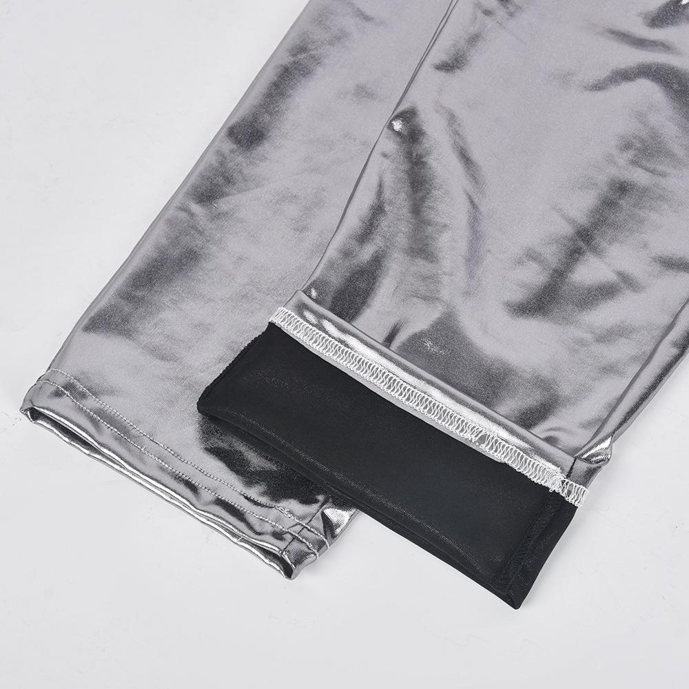 Metallic Pants for Spring Evening & Party Wear