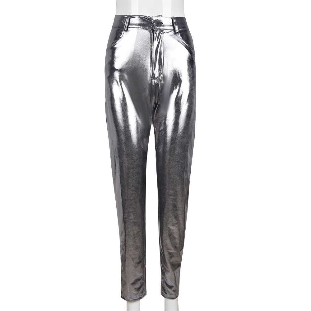 Metallic Pants for Spring Evening & Party Wear