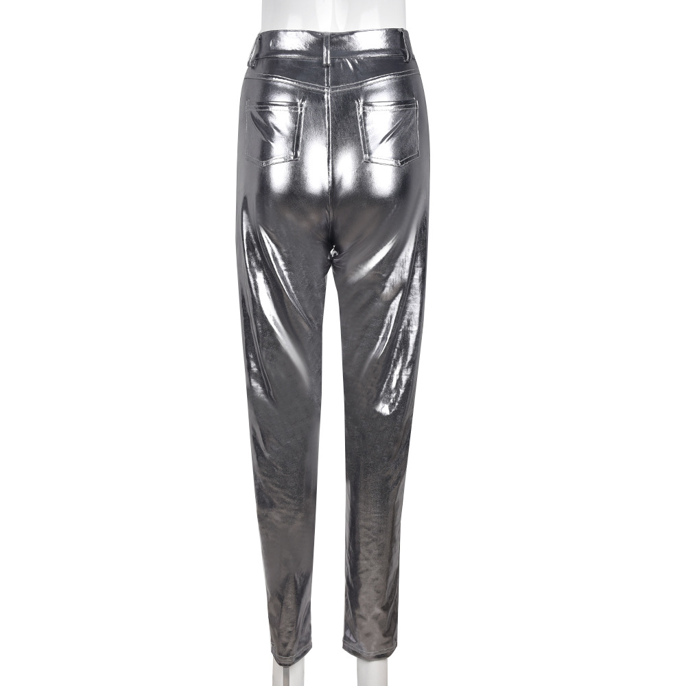 Metallic Pants for Spring Evening & Party Wear