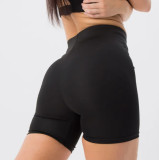 Women Summer Seamless Yoga Shorts