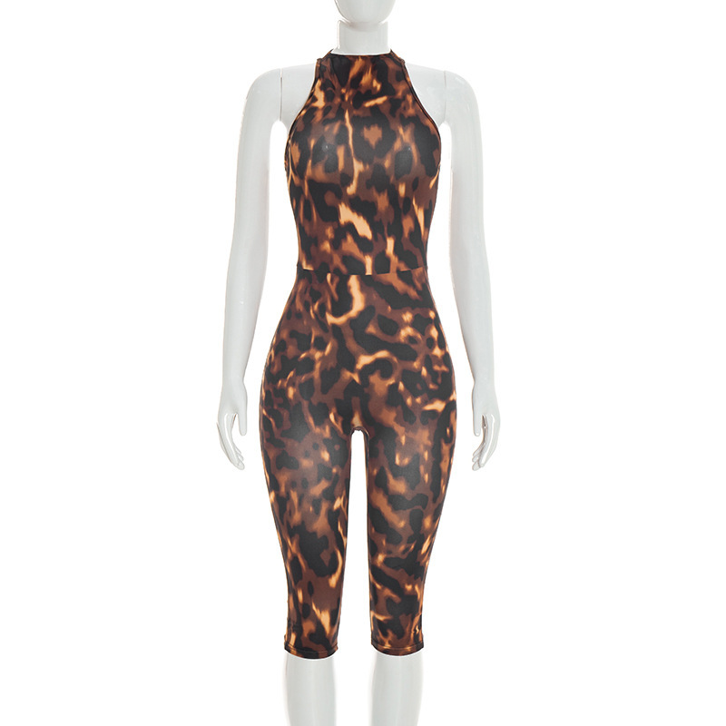 Printed Capri Jumpsuit for Spring & Summer Outings