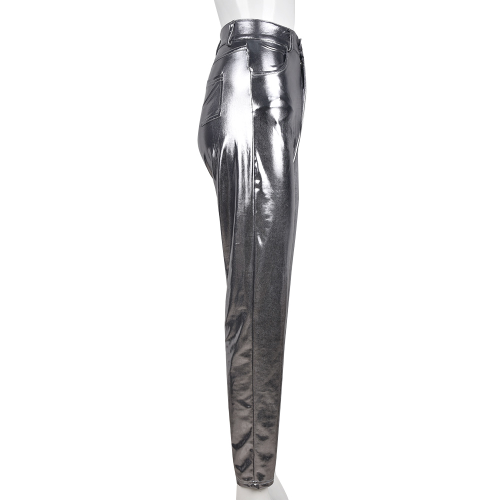 Metallic Pants for Spring Evening & Party Wear