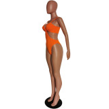 Women Hollow Out One Piece Swimsuit Quick Dry Bikini Swimwear Beachwear