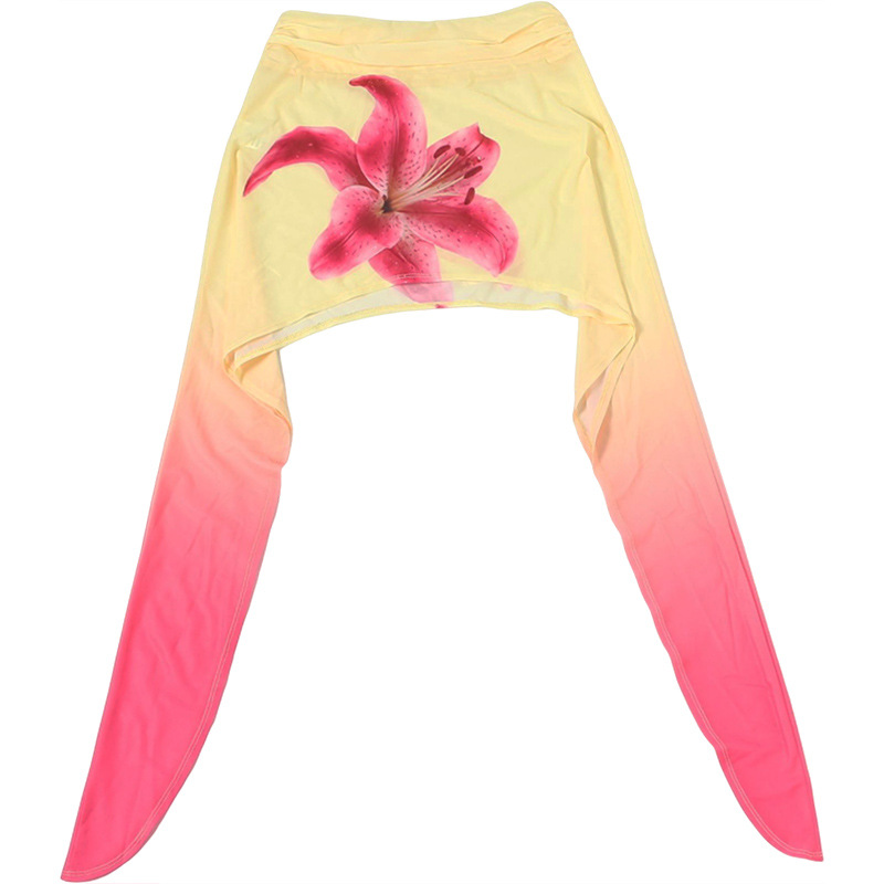 Floral Ribbon Casual Skirt for Spring Outings