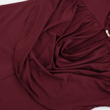 Women Spring Solid Sexy Hooded Halter Neck Jumpsuit Streetwear Club Outfit