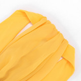 Women Spring/Summer Sexy Halter Neck Patchwork Dress