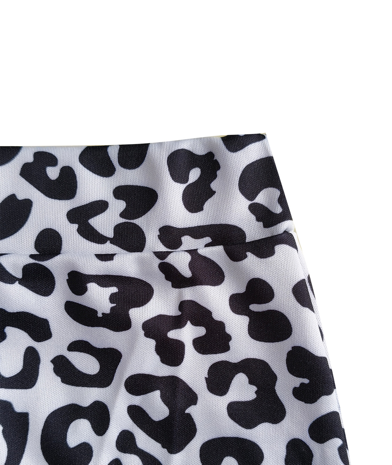 White Leopard Print Camisole & Skirt Two-Piece Club Set
