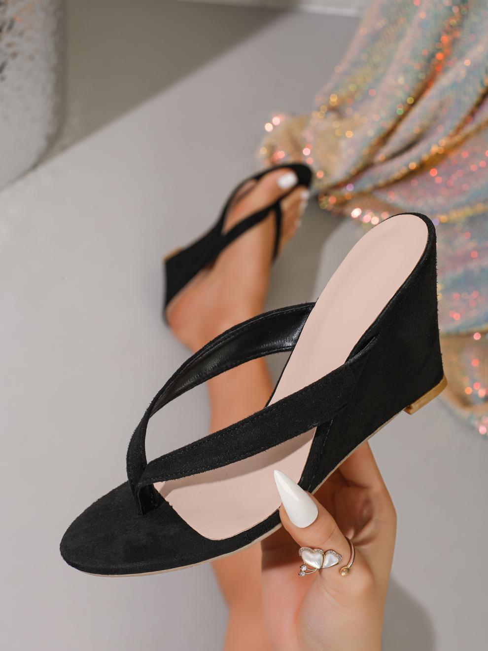 T-Strap High Heel Sandals for Formal Parties