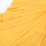 Women Spring/Summer Sexy Halter Neck Patchwork Dress