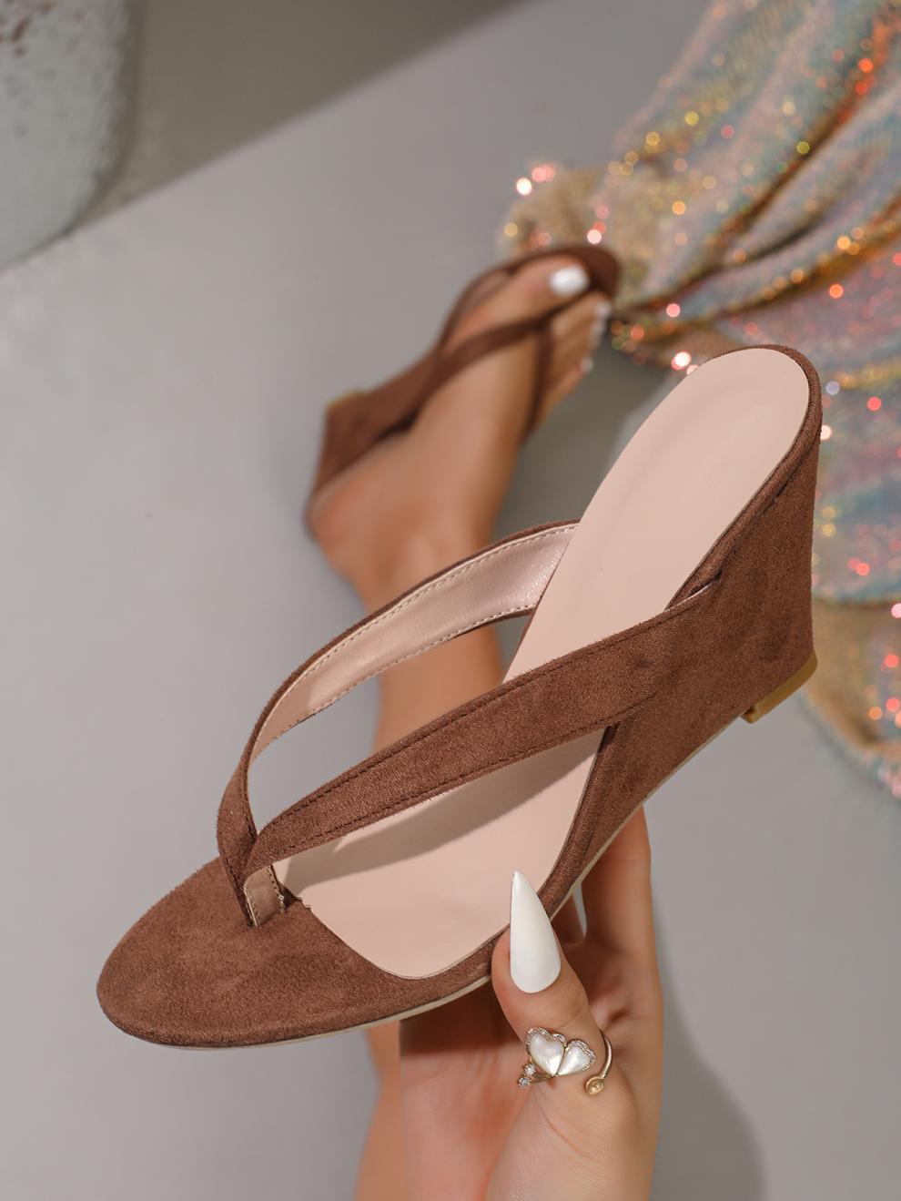 T-Strap High Heel Sandals for Formal Parties
