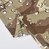 Women Autumn Denim Casual Camouflage Pants