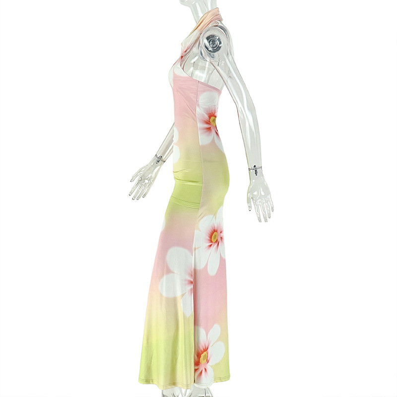 Halter Neck Bodycon Dress for Evening Parties