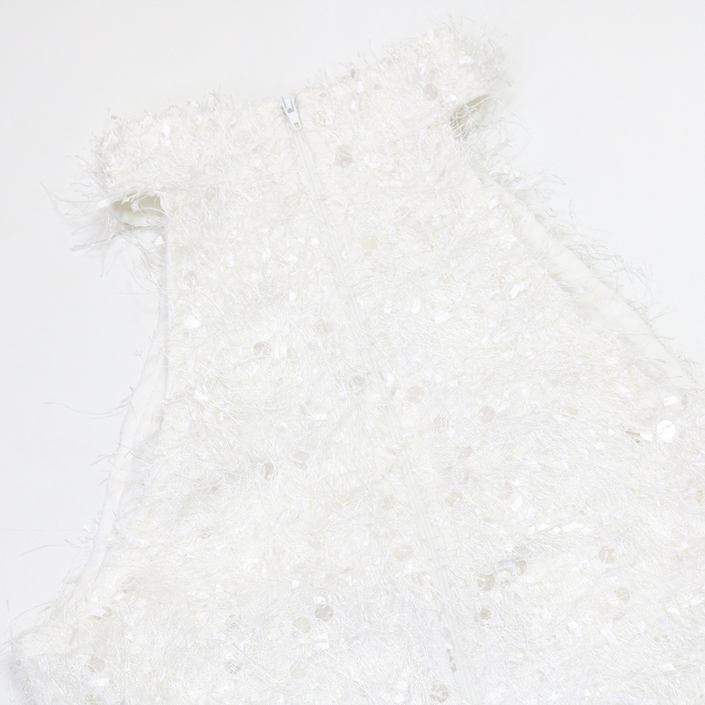 Sequined Bodycon Mini Dress for Evening Parties