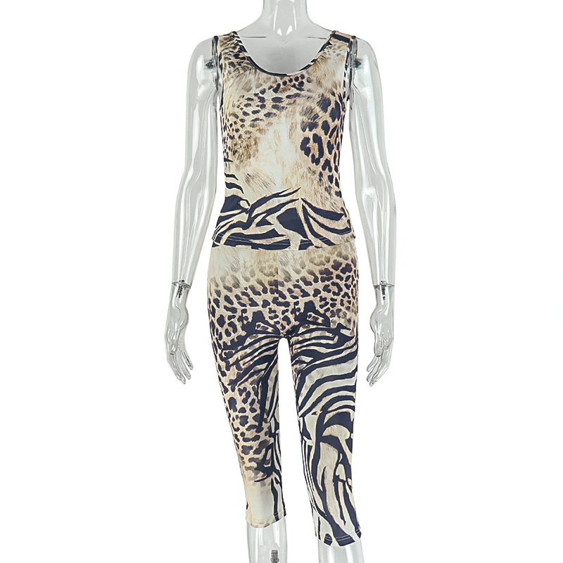 Slash Shoulder Strapless Top & Pants Two-Piece Set