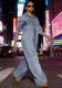 Women Button-Down Long-Sleeved Denim Jumpsuit