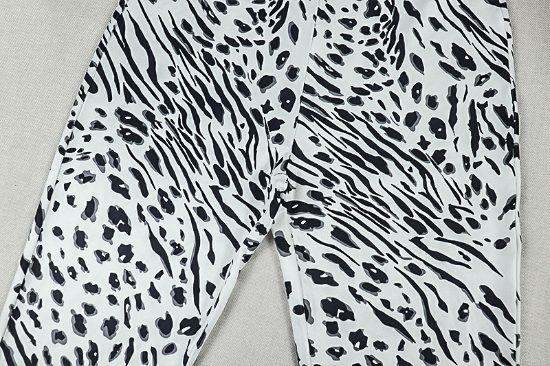 Black & White Polka Dot Backless Top & Pants Set