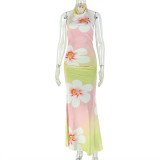 Women Halter Neck Party Bodycon Dress