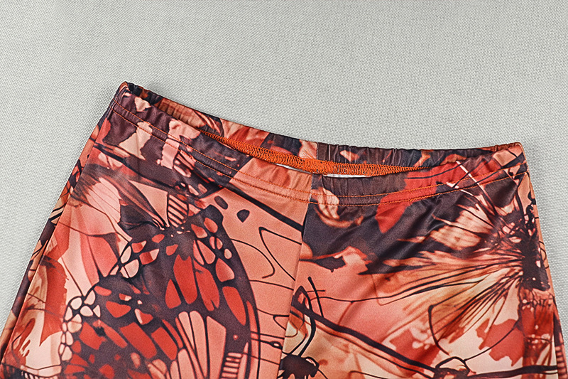 Printed Sleeveless Top & Pants Two-Piece Casual Set