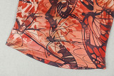 Women Printed Sleeveless Top and Pants Two-Piece Set