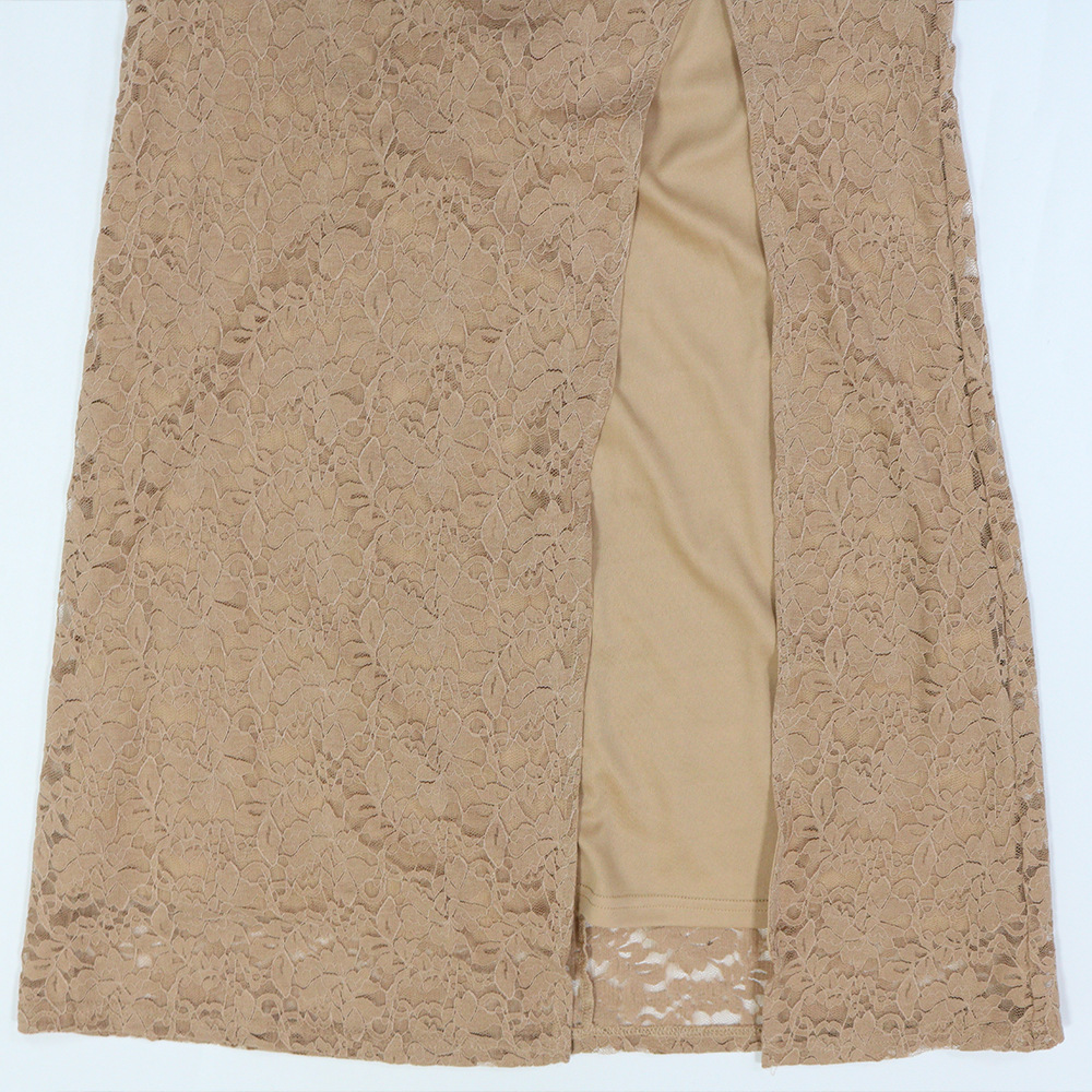 Spaghetti Strap Slit Maxi Dress for Evening Parties