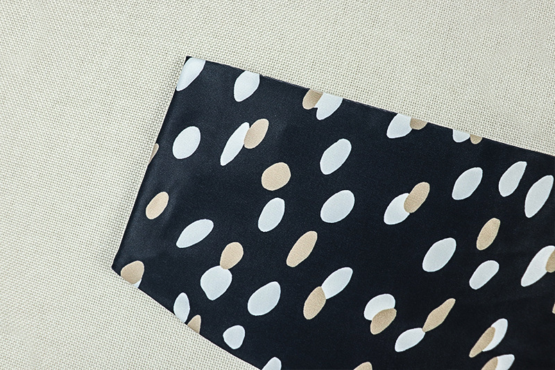 Polka Dot Print Backless Top & Pants Two-Piece Set
