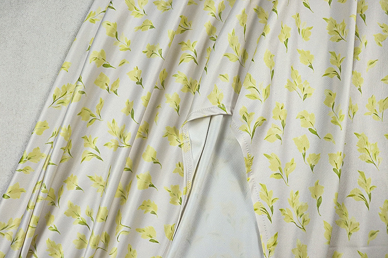 Printed Backless Sleeveless Strapless Summer Dress