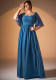 Women Plus Size  Plus Size Elegant Half Sleeve Slim Fit Formal Party Maxi Dress