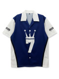 Men SummerDigital Print Short Sleeve Shirt